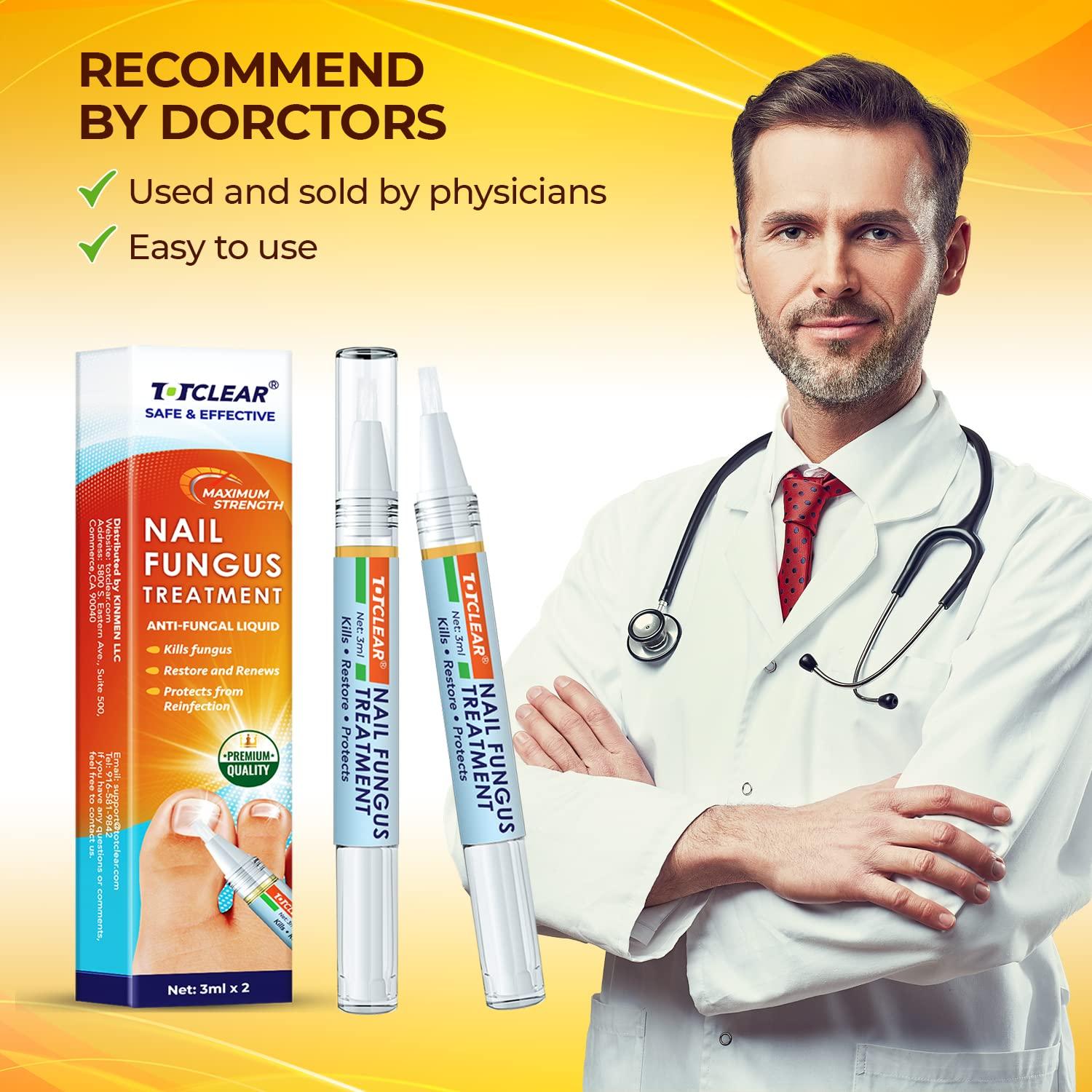 TOTCLEAR Nail Repair Treatment Renew Damaged Toenail and Fingernail