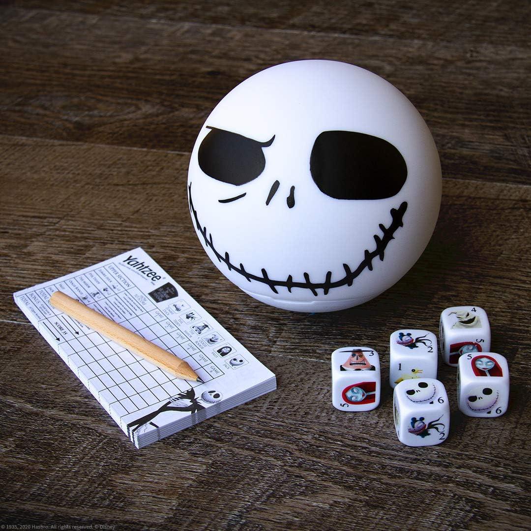 Disney Yahtzee The Nightmare Before Christmas Dice Game, Collectible Jack  Skellington Toy