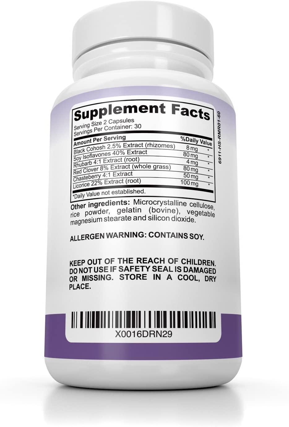 Menopause Relief Supplement for Hot Flash & Night Sweats Hormone