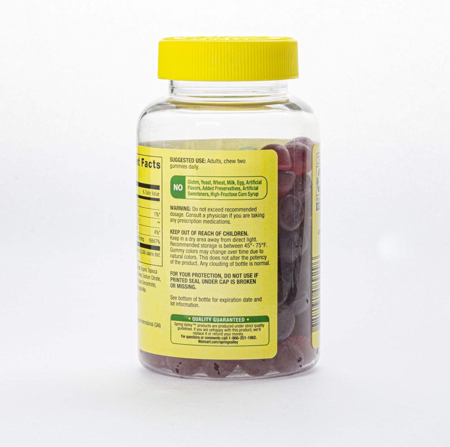 Spring Valley Biotin 5000 mcg Gummies 150 Count