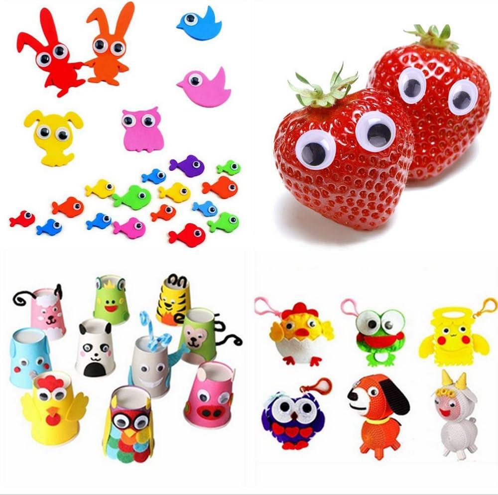 CCINEE 200pcs Large Wiggle Eyes Assorted Sizes Googly Eyes with Self  Adhesive for Crafts and Sewing