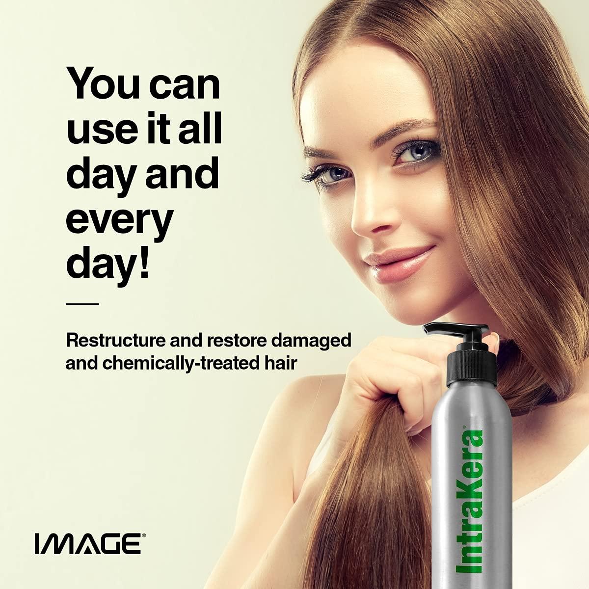 IMAGE Intrakera Leave in Conditioner for All Hair Types, 10 Fl Oz