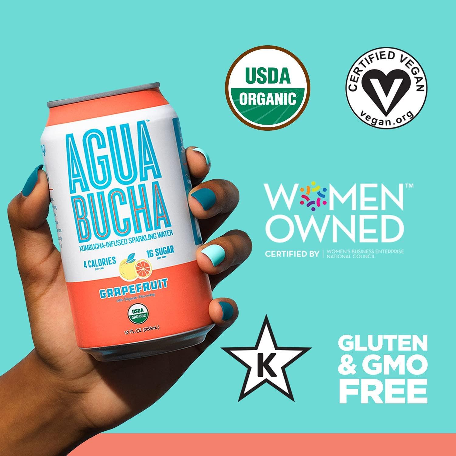 Mother Kombucha Agua Bucha Kombucha Powered Sparkling Water Variety