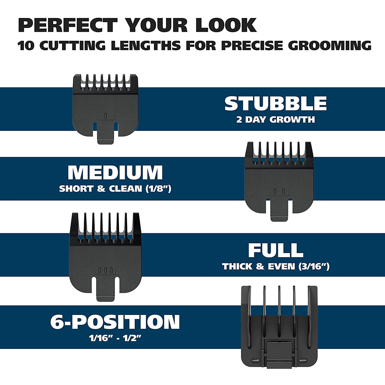 Wahl Clipper Travel Rechargeable Beard Trimmer with Travel Lock Self