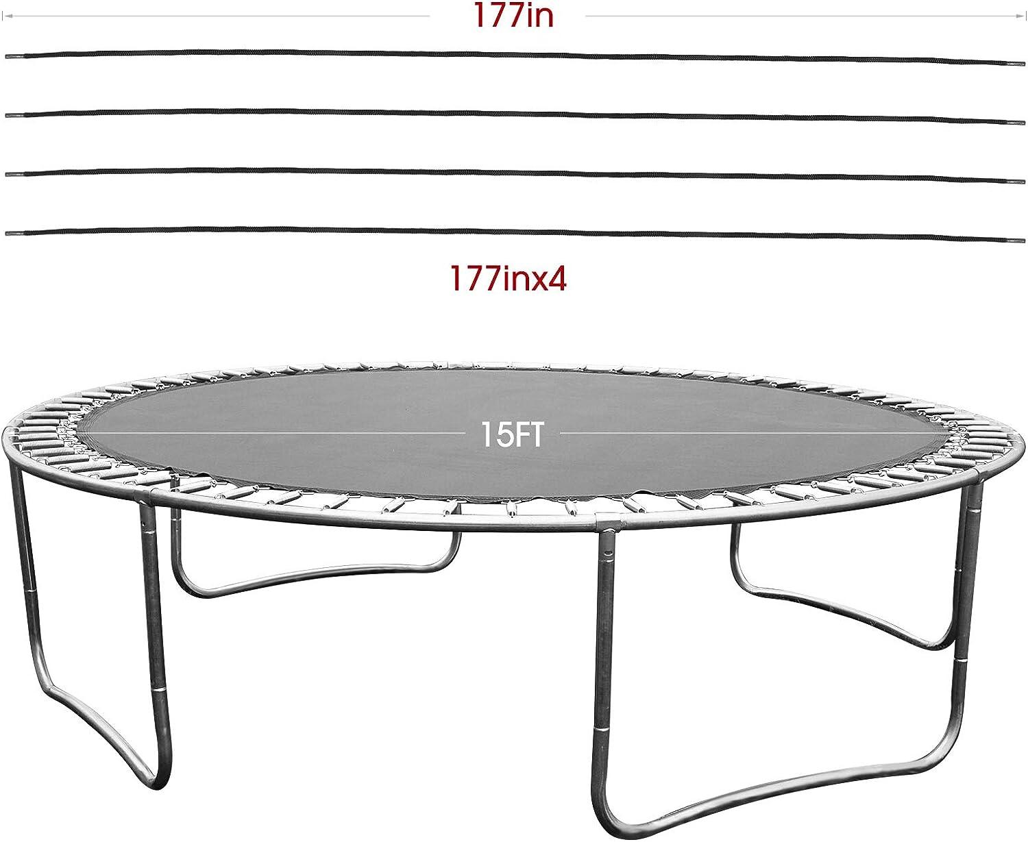 ZIZILAND Trampoline Net Connection Rope, Trampoline Net Cords 15 Feet