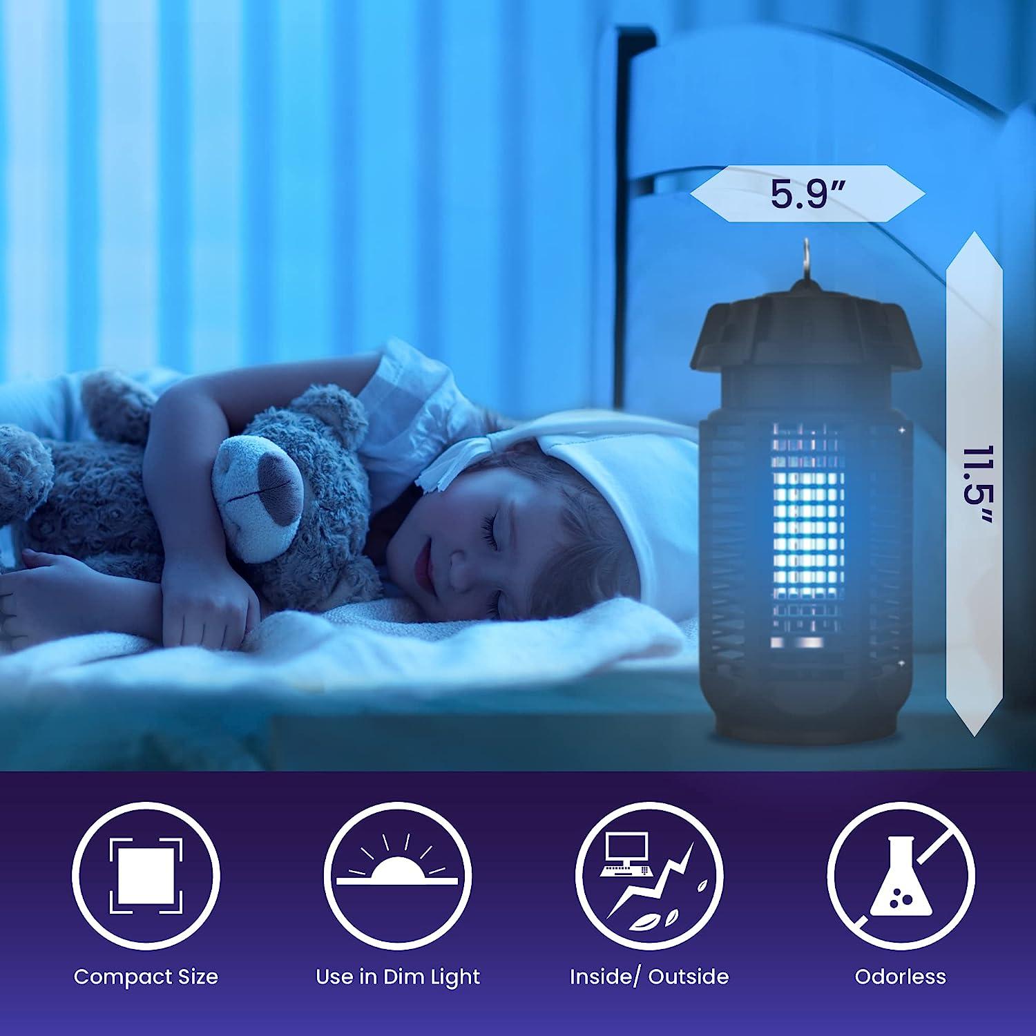 LiBa Electric Bug Zapper Indoor/Outdoor Insect Killer with 4000V Grid