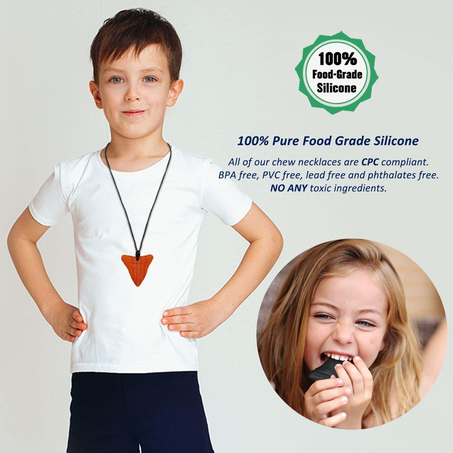Sensory Chew Necklace For Kids And Adults - Safe, Non-toxic And Stylish -  Reduces Anxiety And Stress - Autism And Adhd Chewable Necklace | Fruugo CZ