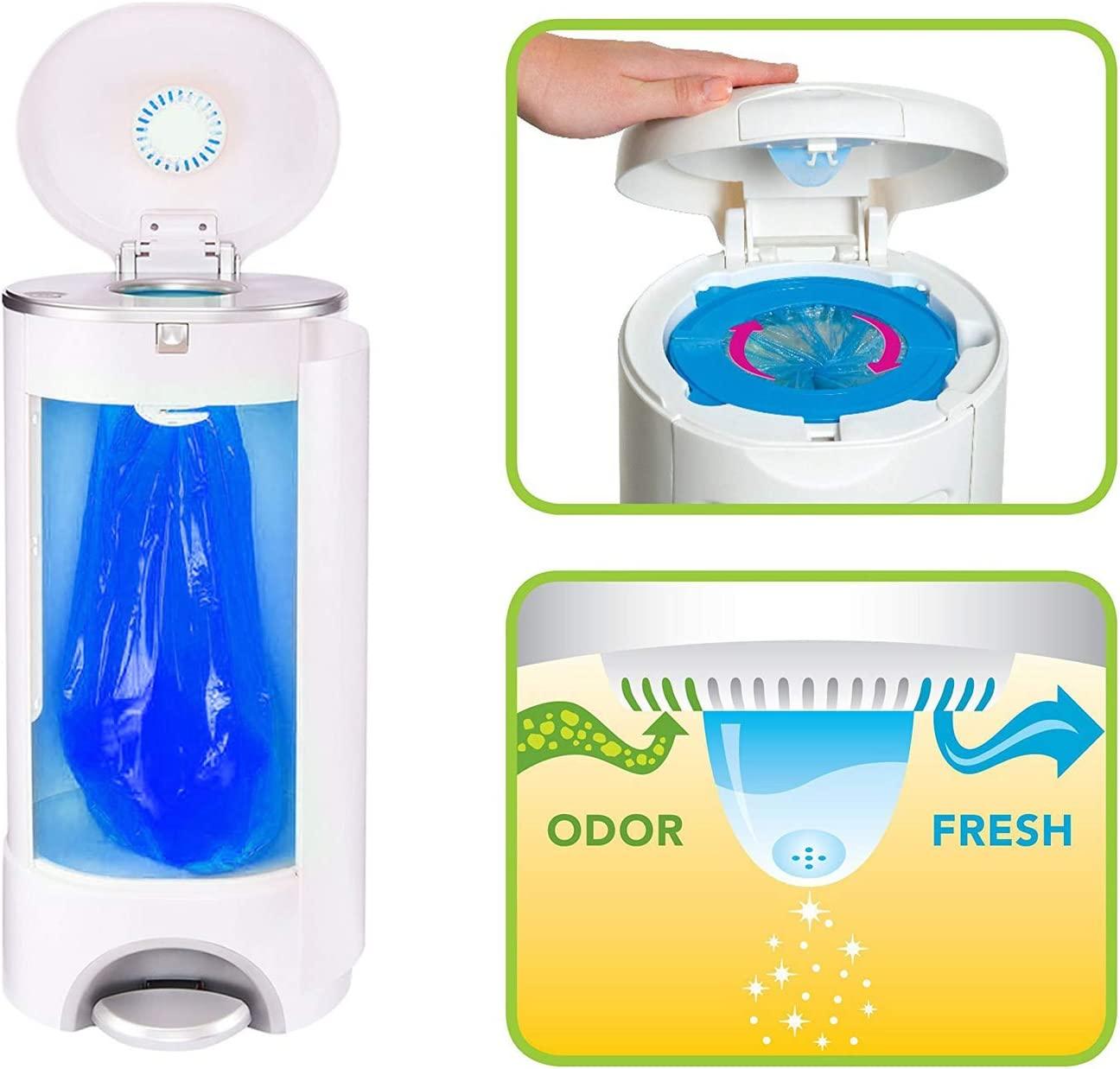 Diaper Pail Refill Bags, Holds 1020 Diapers 34 Bags Fully Compatible