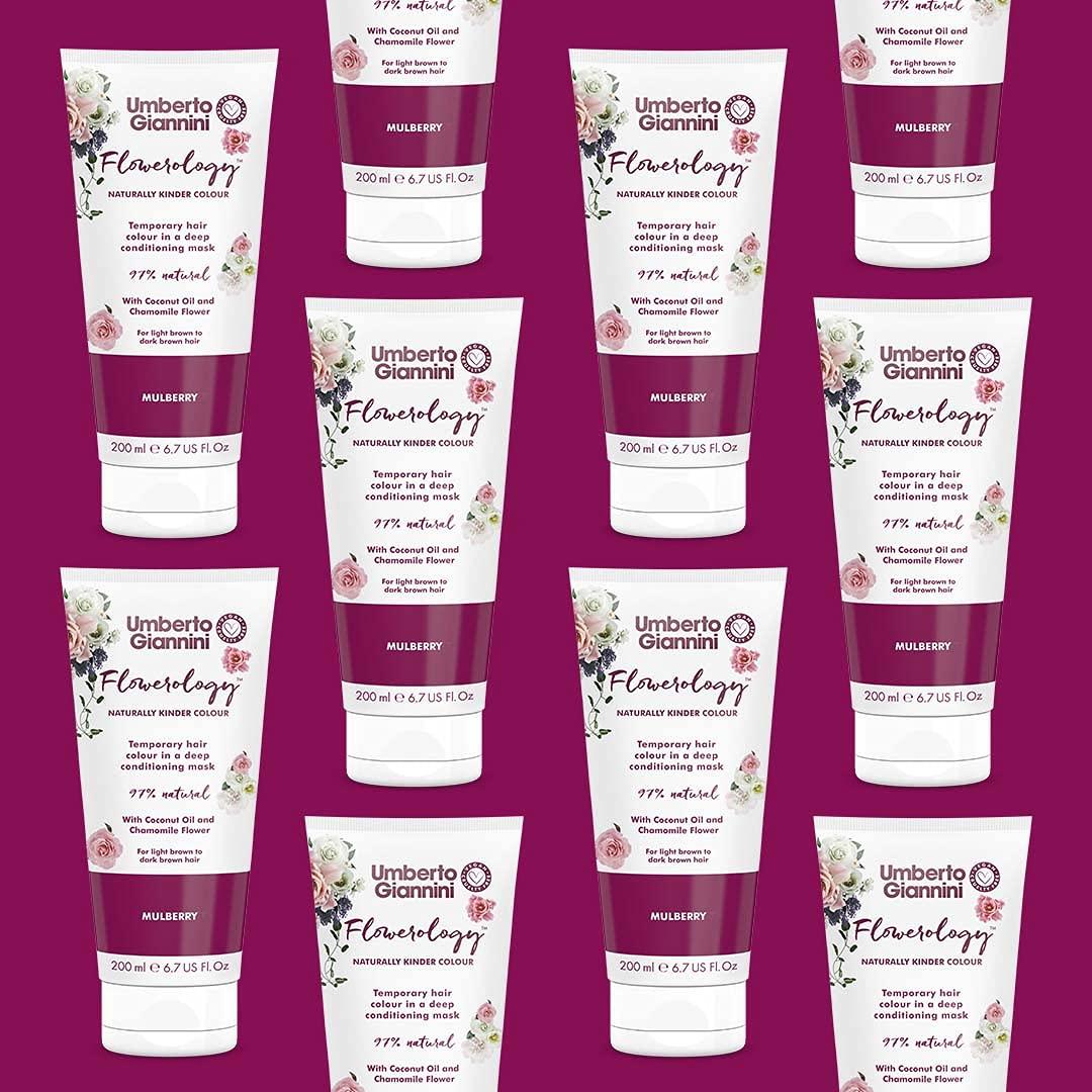 Umberto Giannini Flowerology Temporary Hair Colour Mask, Vegan