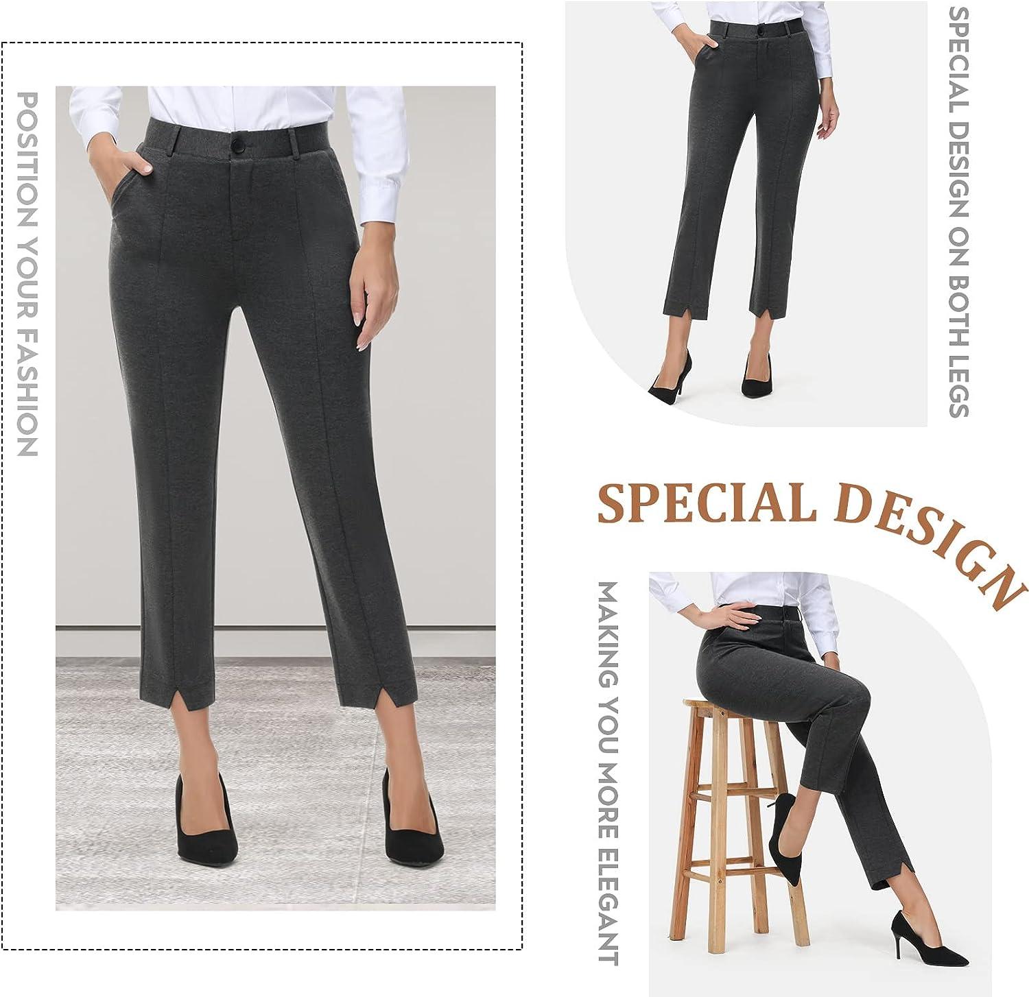 PREEGO Cotton Straight Casual Trouser Pant for Women Pack Of 2 - Online Shop-seedfund.vn