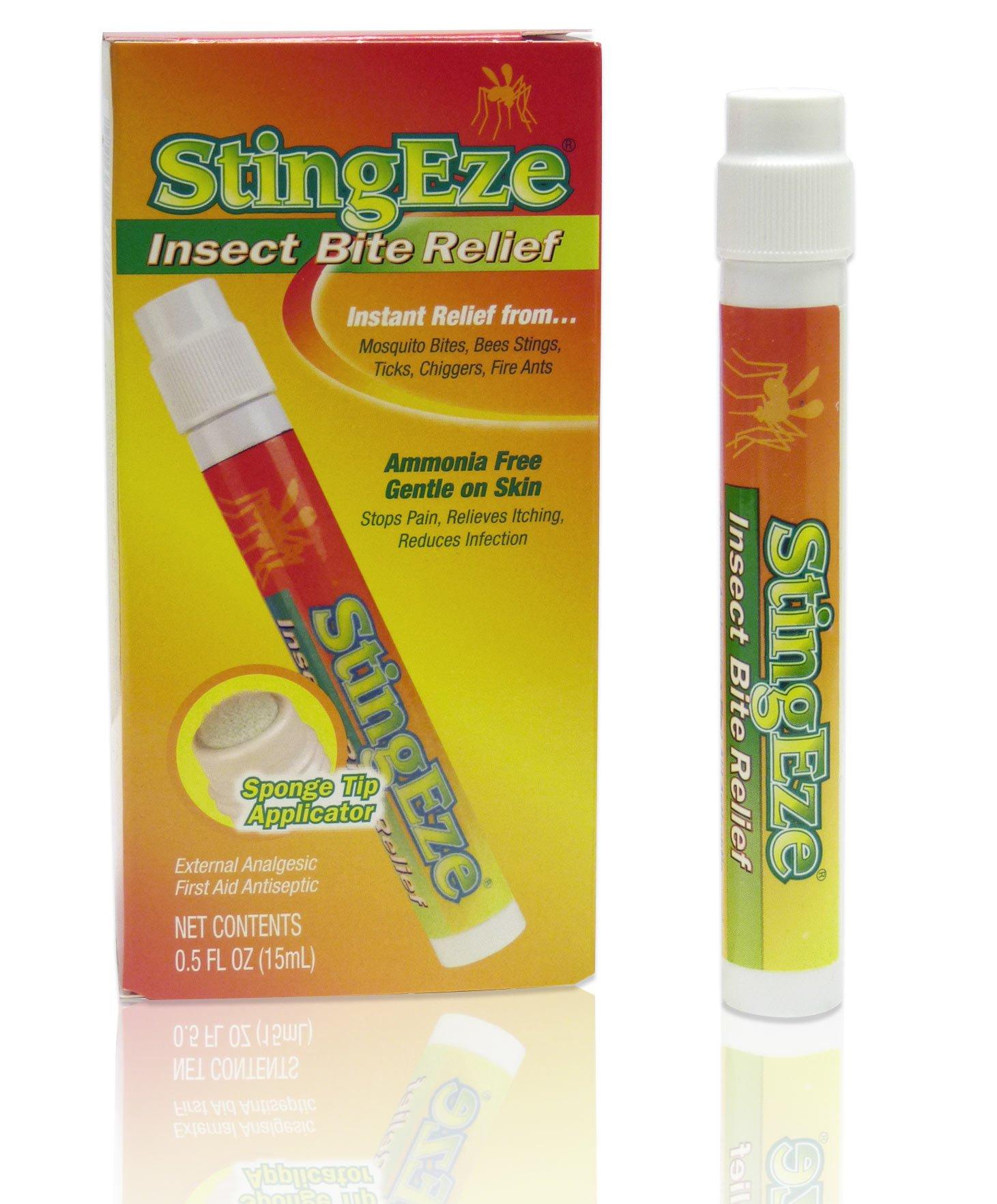 StingEze Original Insect Bite Itch Relief Dauber, 0.5 Ounce, Black (3310)