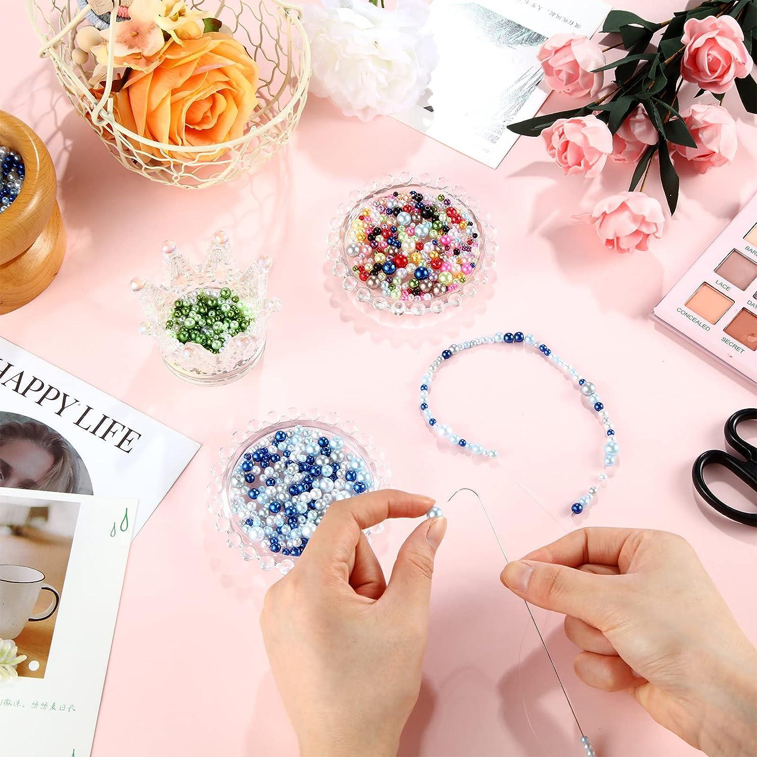 Curved Beading Needles 3 Pieces Big Eye Curved Needle Stainless Bead