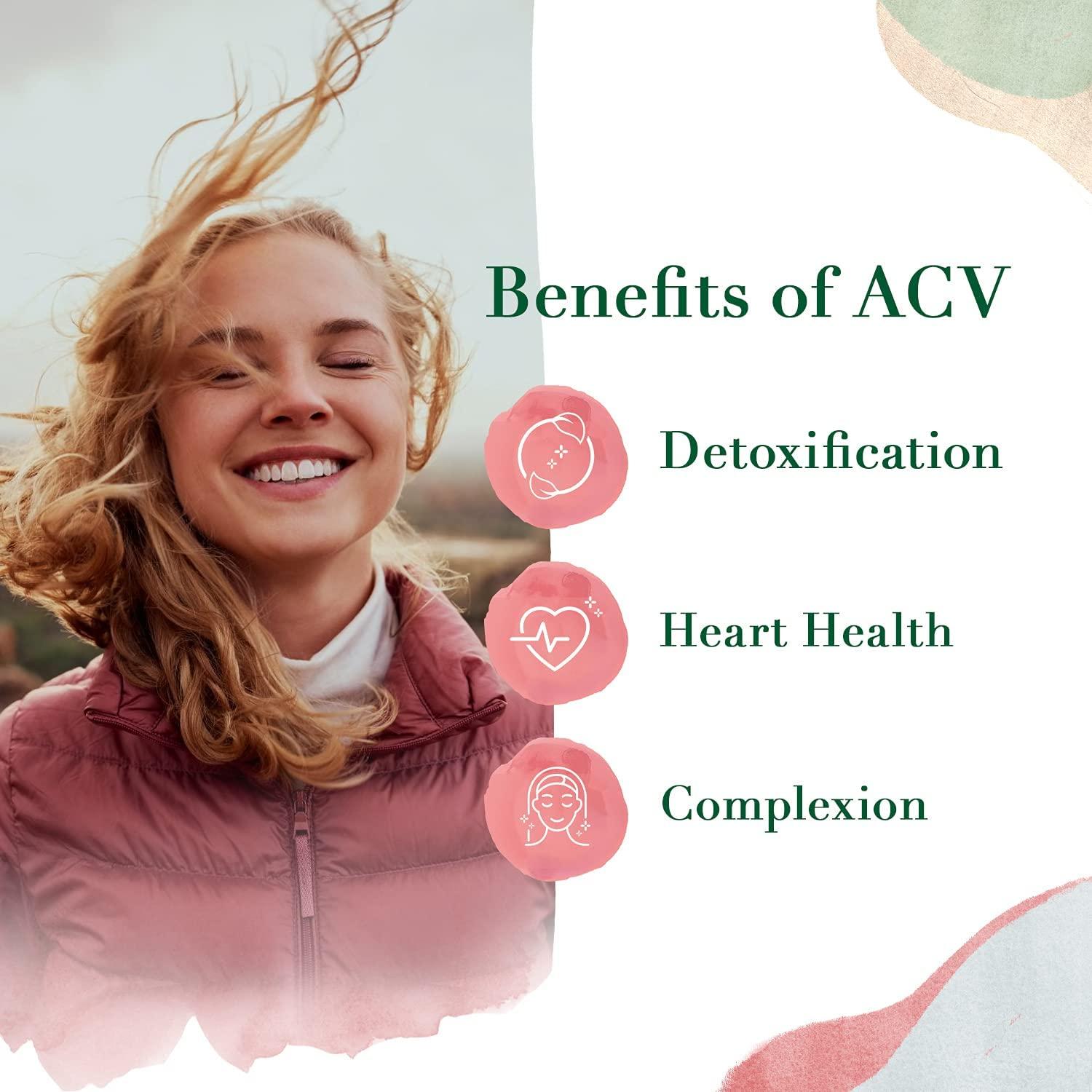 2Pack Apple Cider Vinegar Gummies Immunity Boosting Formula with The