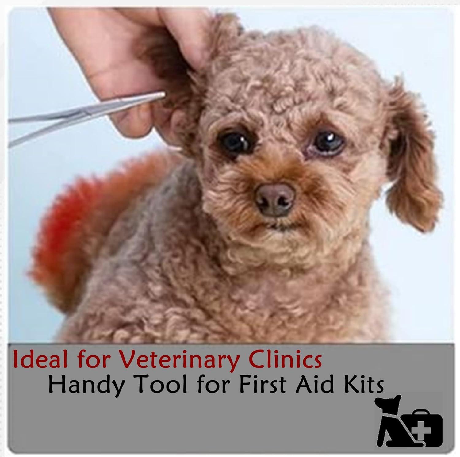 Dog Ears ZLJC57 1pc Pet Grooming Hemostat Kelly Locking Forceps