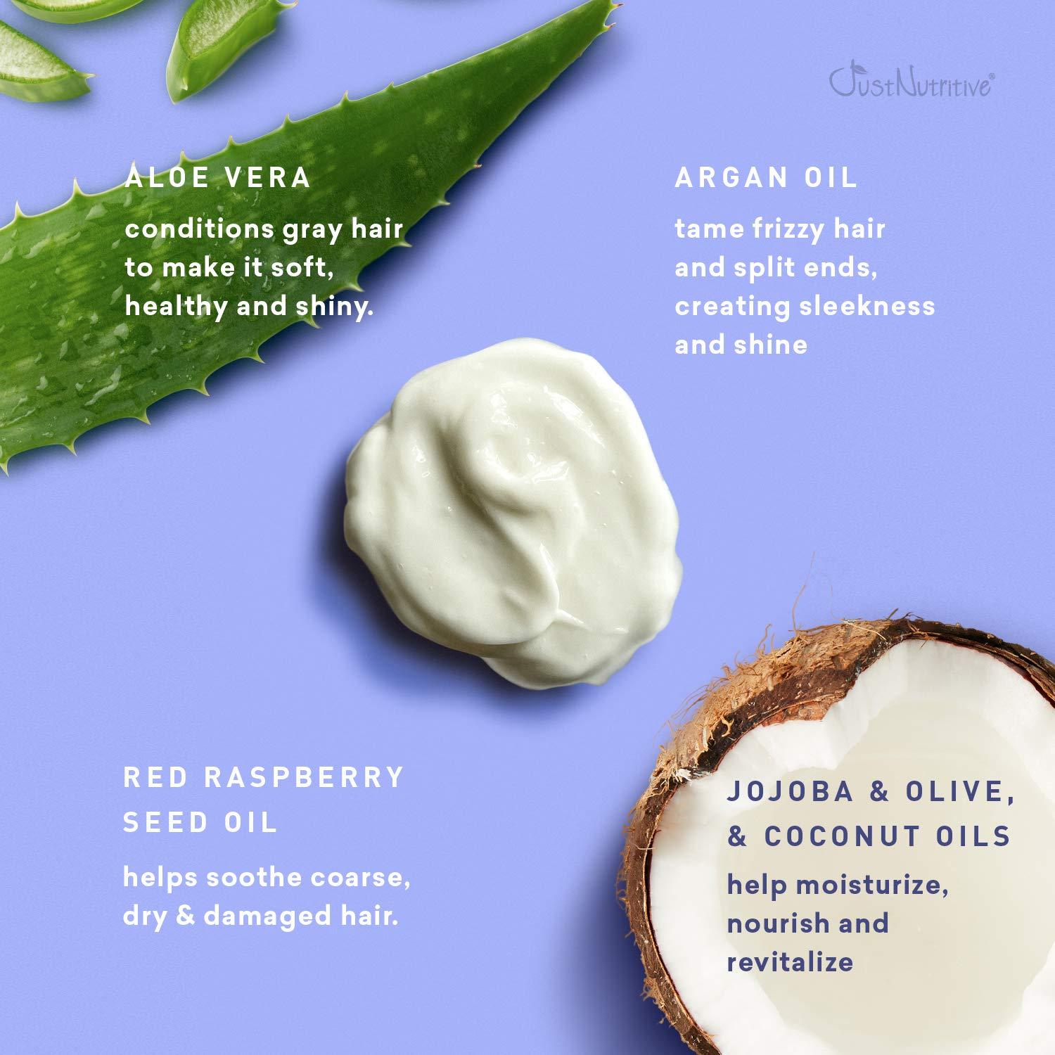 Just Nutritive Gray Hair Conditioner Gray Hair Treatment Just