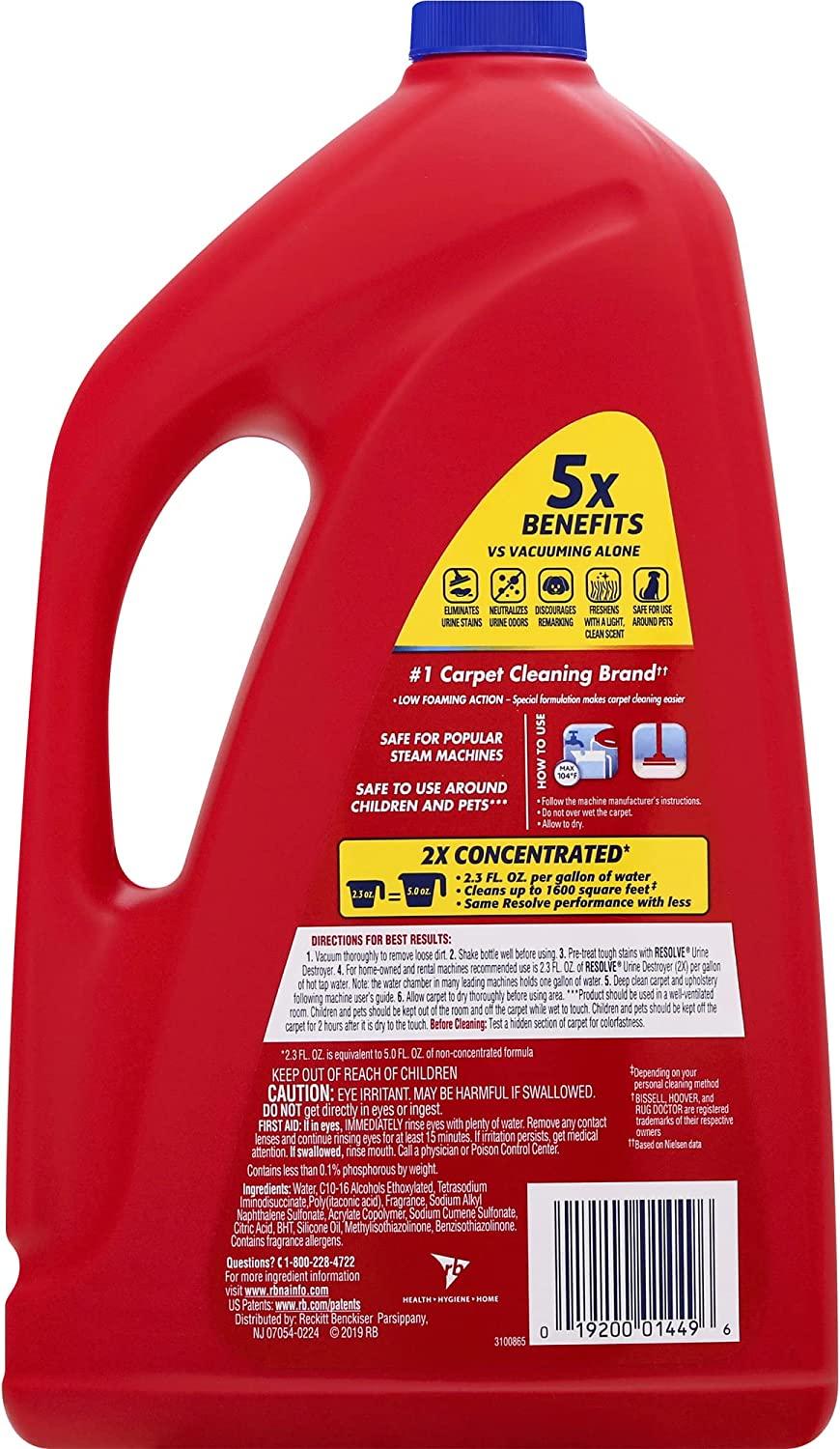 Resolve Carpet Concentrate for Steam Urine Destroyer 60 Fl Oz
