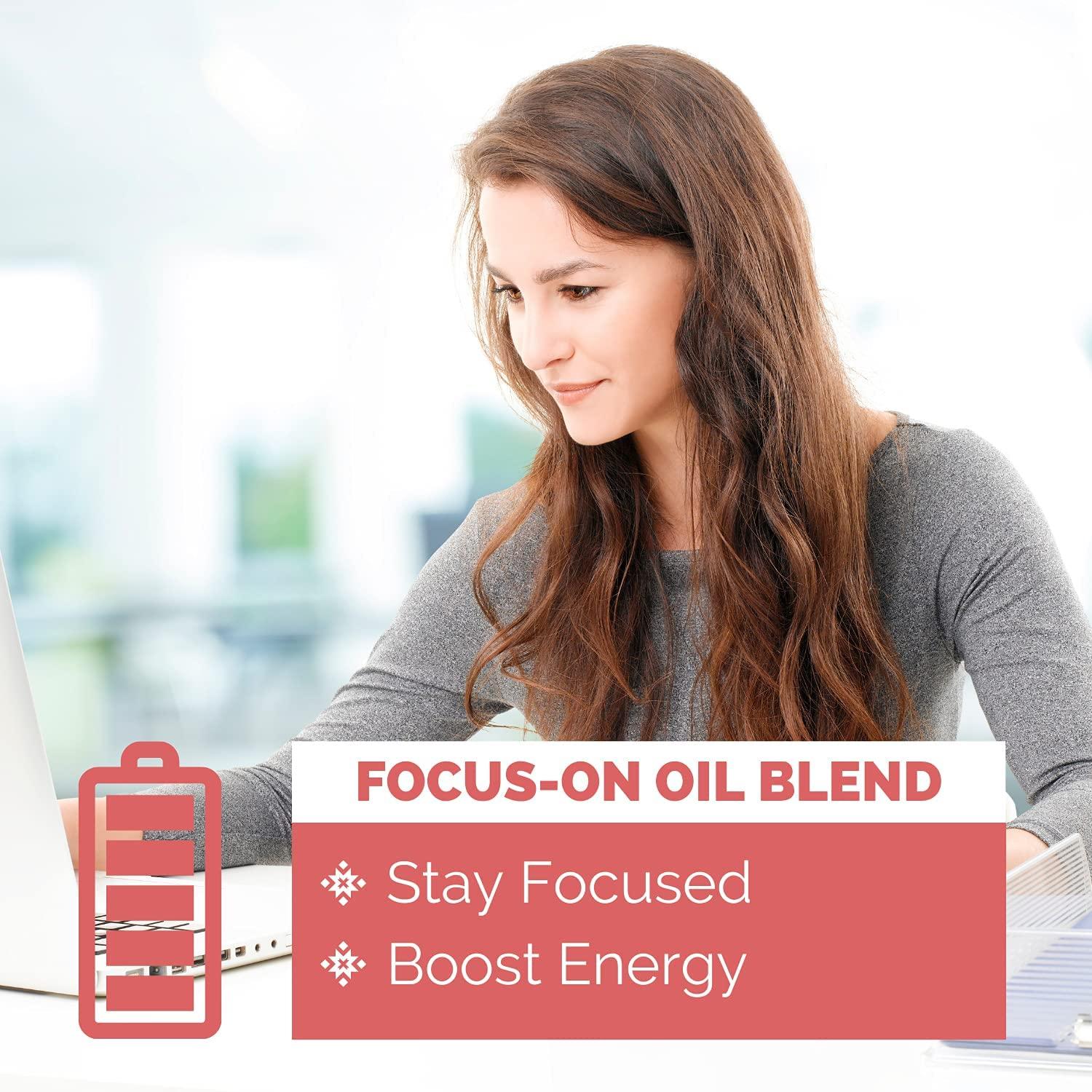 Benatu essential oils blend set, organic aromatherapy oils for diffuser  (stress, sleep, balance, theives, breathe) 5
