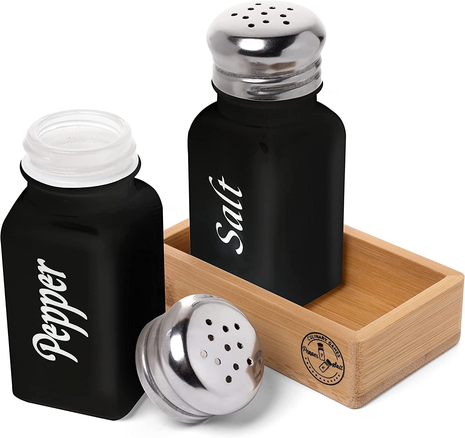  Center Gifts Personalized Glass Lightbulb Salt and Pepper Shaker  Set - Spices Stylish Gift for Women - Best Salt and Pepper Shakers for  Kitchen Restaurants and Catering: Home & Kitchen