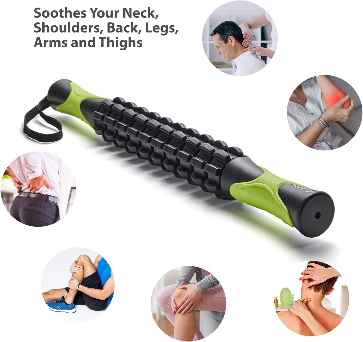 Sportneer Muscle Roller Massage Stick for Athletes Deep Tissue Body