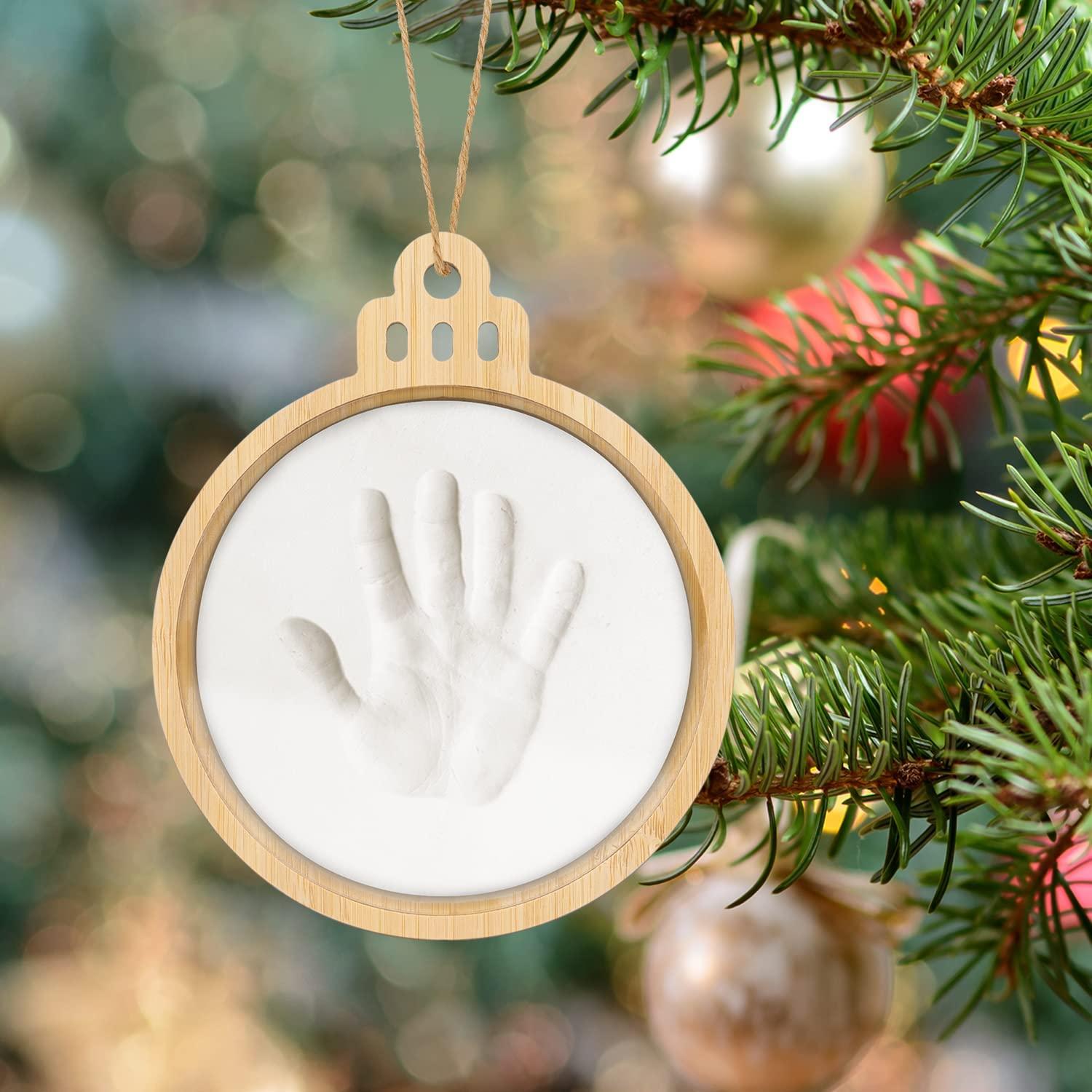 Creawoo Baby Imprint Frame Handprint Footprint Christmas Keepsake