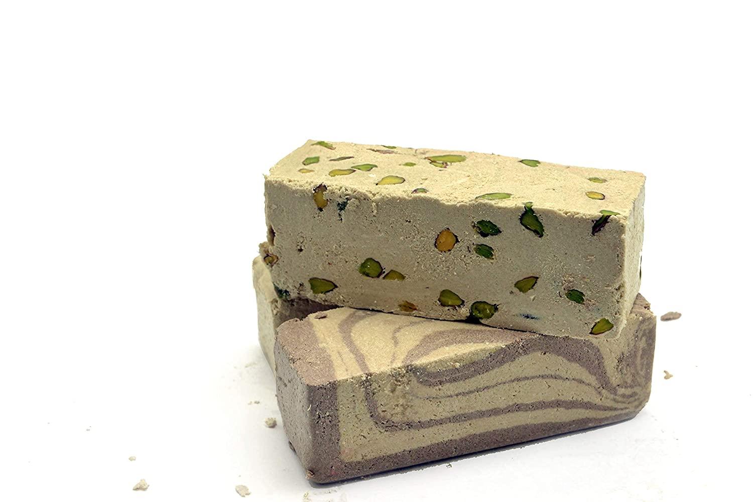 Mughe Gourmet Halvah Assorted (850g) 3 Varieties Antep Pistachio