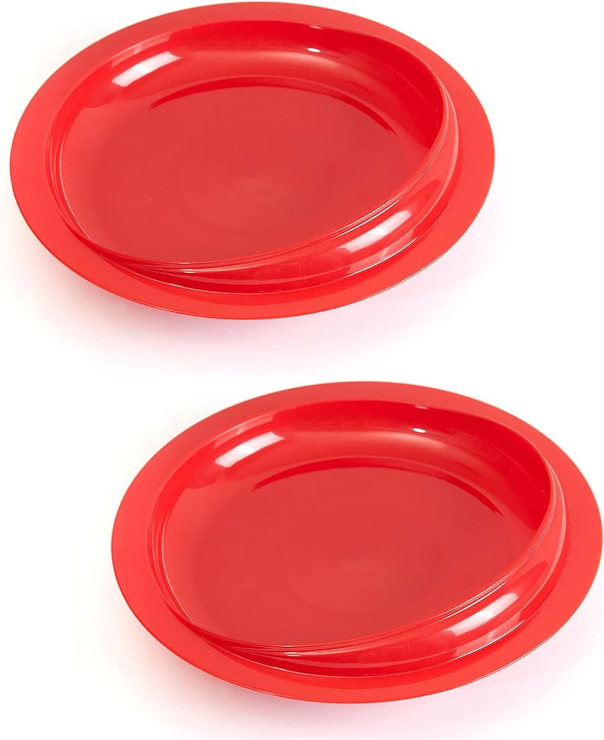 Pekokavo Spill Proof Scoop Plate with Suction Base Adaptive Self