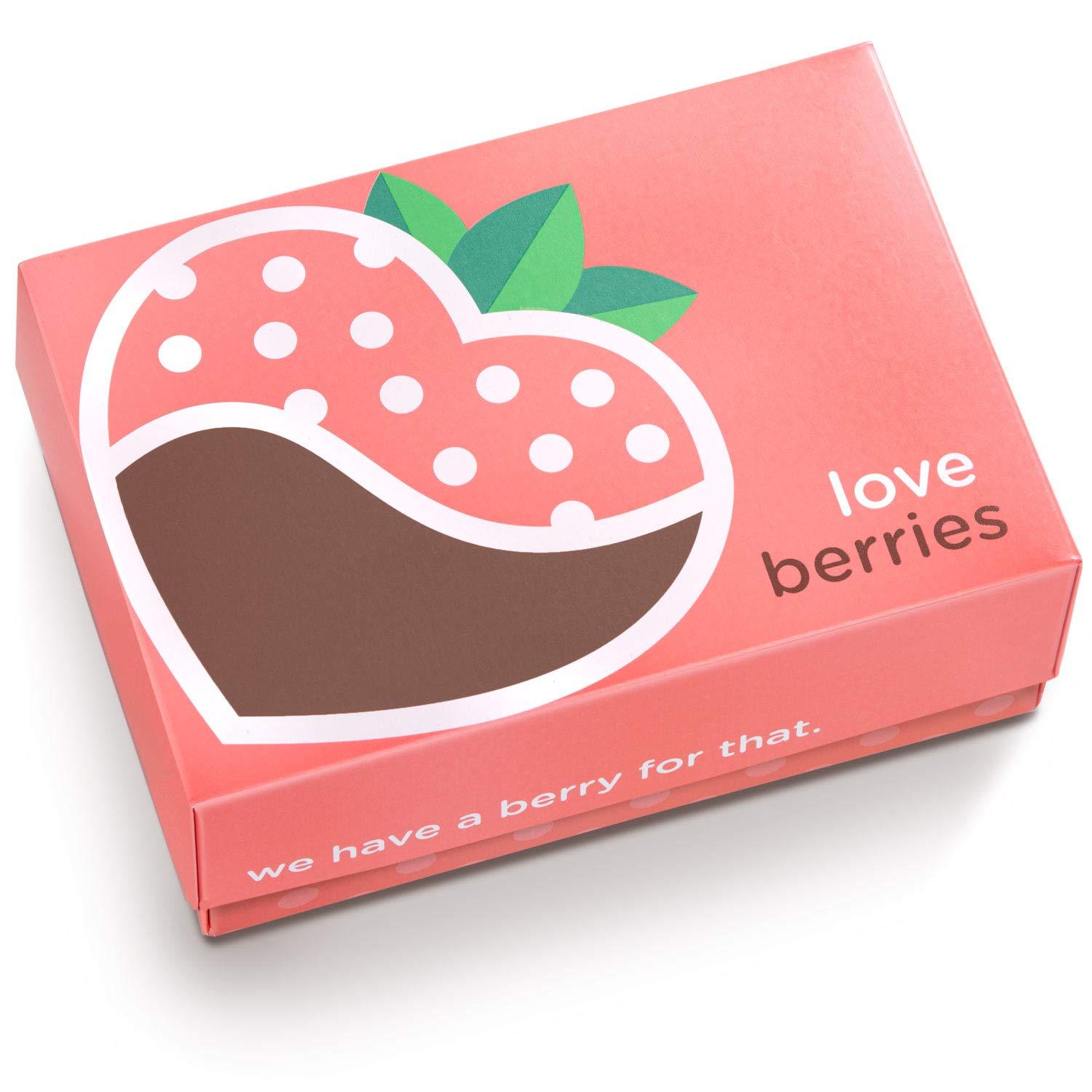 12 Magical Milk Chocolate Covered Strawberries - 12 Count Pack