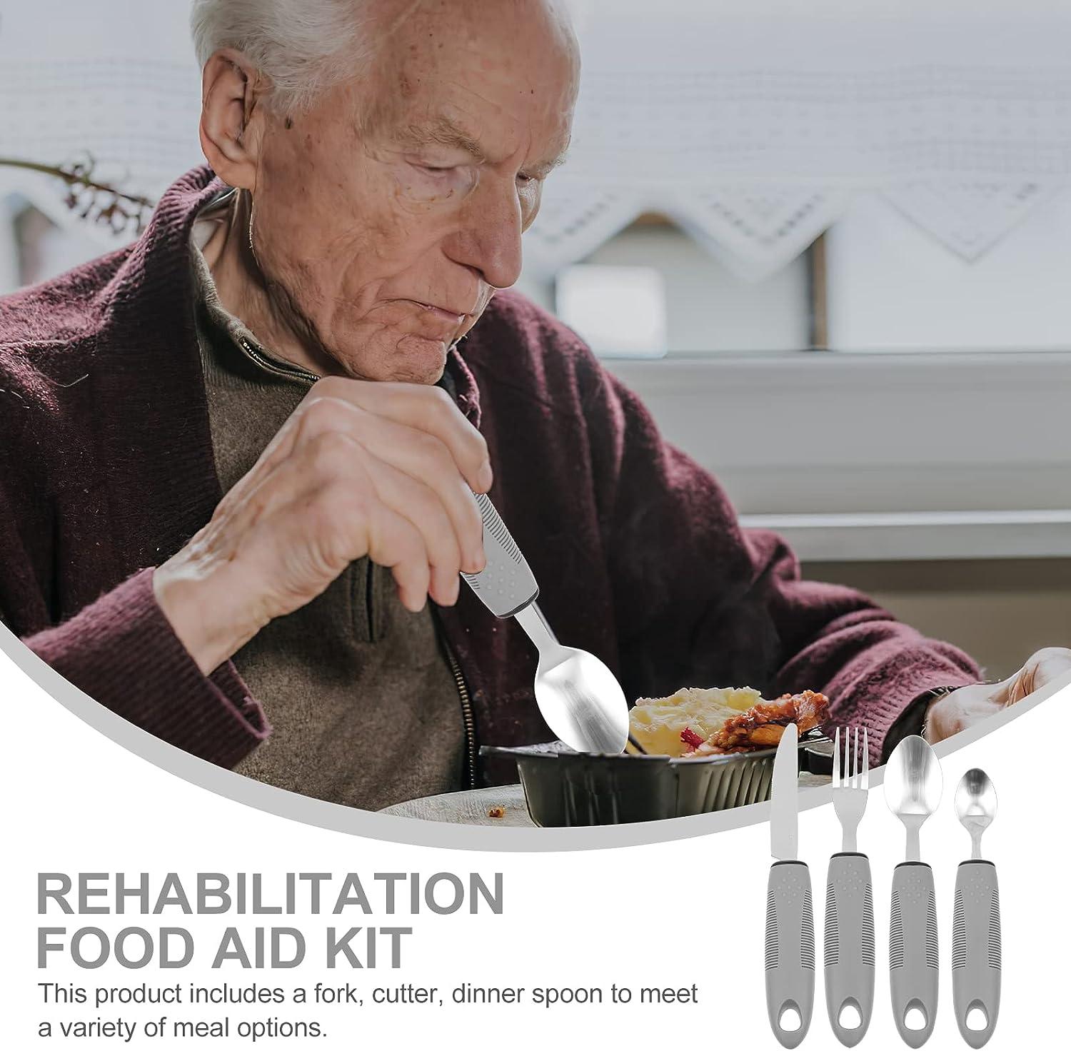  Eating Aids Knife, Prevent Slip Adaptive Arthritis Knife for  Elderly for Eating : Health & Household