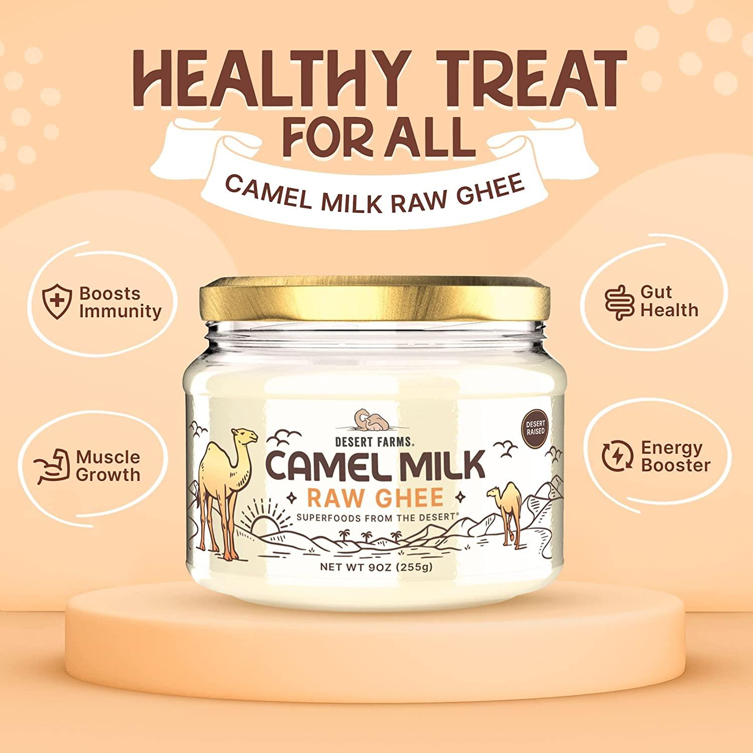 Desert Farms GrassFed Camel Ghee Butter (250g) Keto, NonGMO