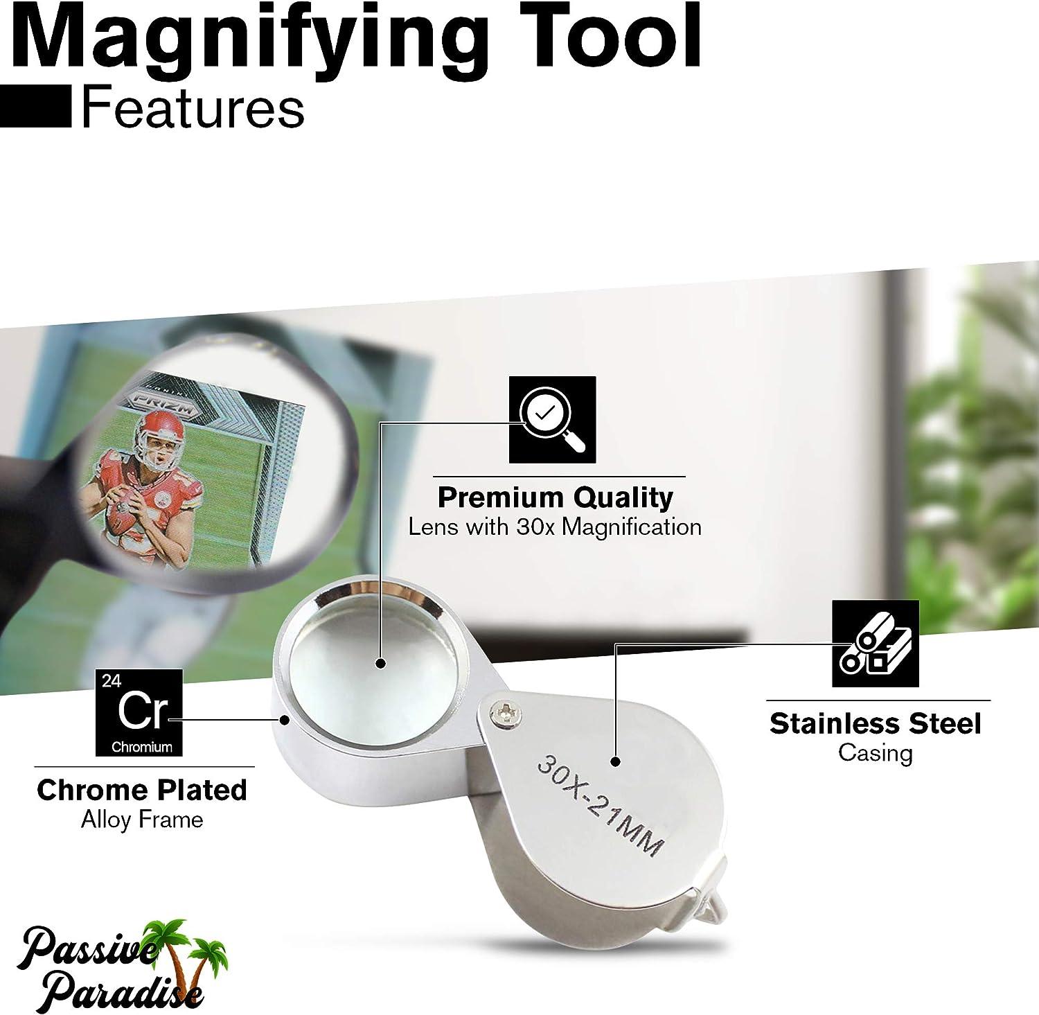 Passive Paradise Card Thickness Point Gauge Tool & 100 Penny Sleeve Bundle