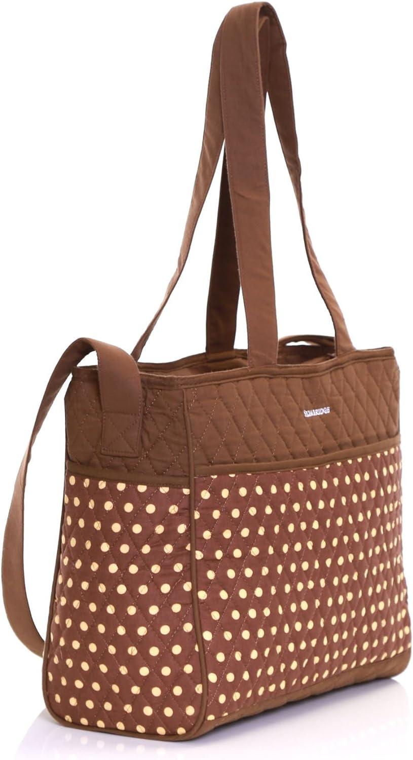 4Pcs Diaper Bag Tote Set Baby Napping Changing Bag Shoulder Mummy Bag With Diaper Changing P