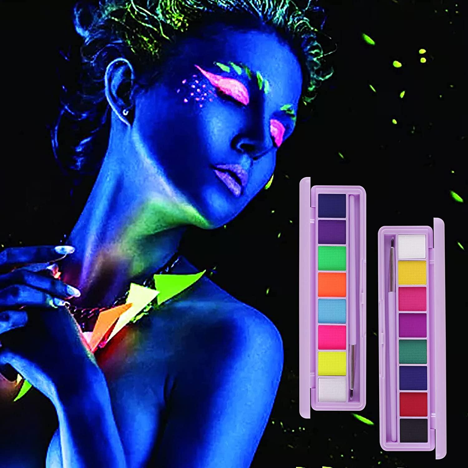 Generic [Water Activated] Uv Glow In The Dark Face Paint And Body