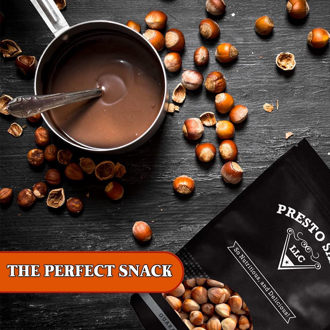 Presto Sales Hazelnuts (Filberts) Raw In Shell 80 oz NonGMO, Natural