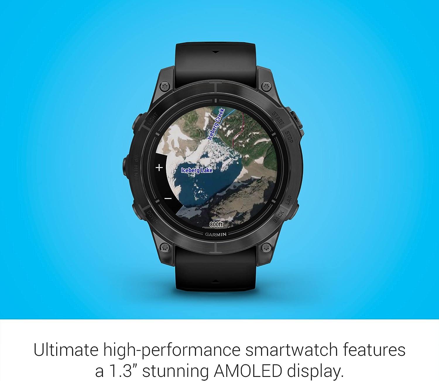 Garmin Epix Gen 2 Sapphire Edition: White Titanium 47 mm Smartwatch|AMOLED  Up to 16 Days Battery Life, Multisport & Outdoor GPS Watch & Wearable4U