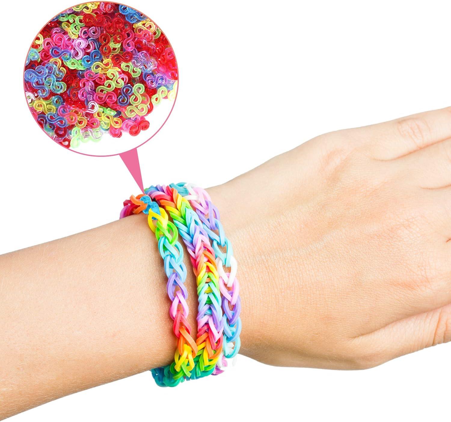 How to Make a Simple Loom Band Bracelet (Without a Loom!) - FeltMagnet