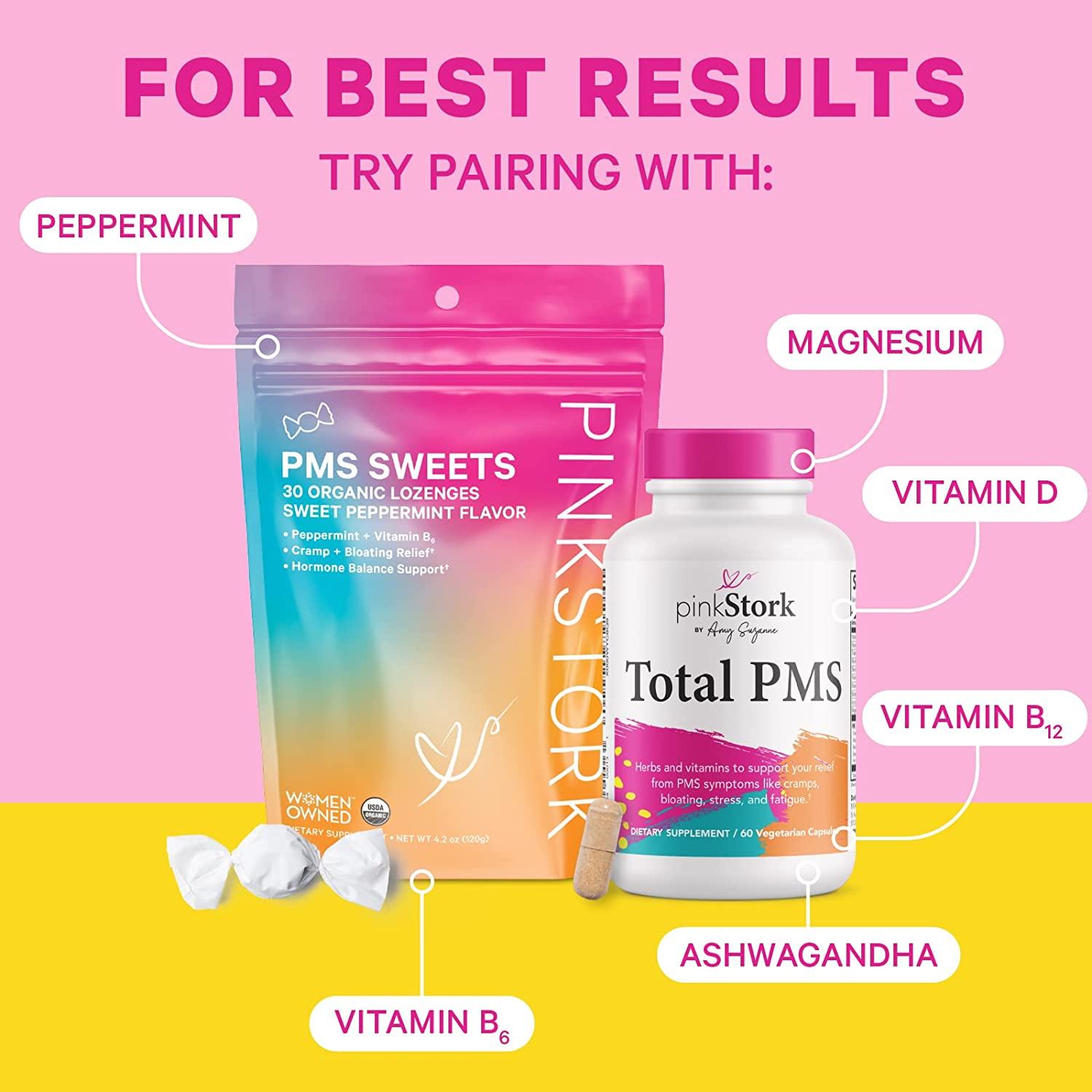 Pink Stork PMS Tea Warm Cinnamon Tea, 100 Organic, Natural Period