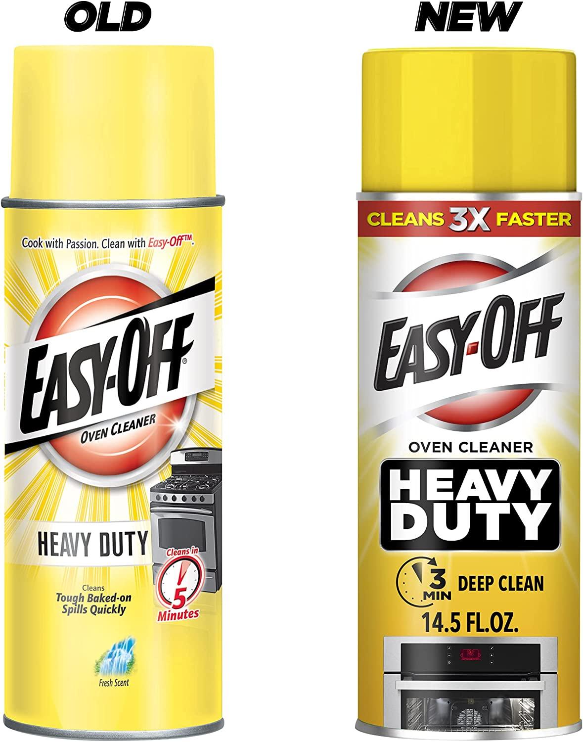 EASY-OFF Fume Free Oven Cleaner Spray, Lemon 14.5 oz, Removes Grease