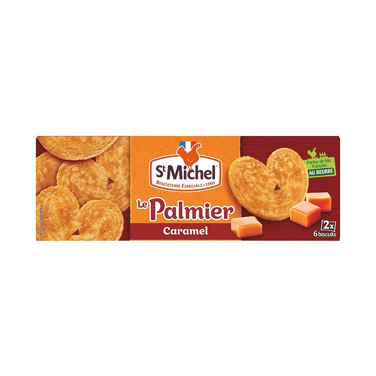Biscotti St Michel Palmiers Con Gocce Di Cioccolato, Confezione Da 3.52 Oz (100g) - Senza Olio Di Palma, Coloranti O Conservanti