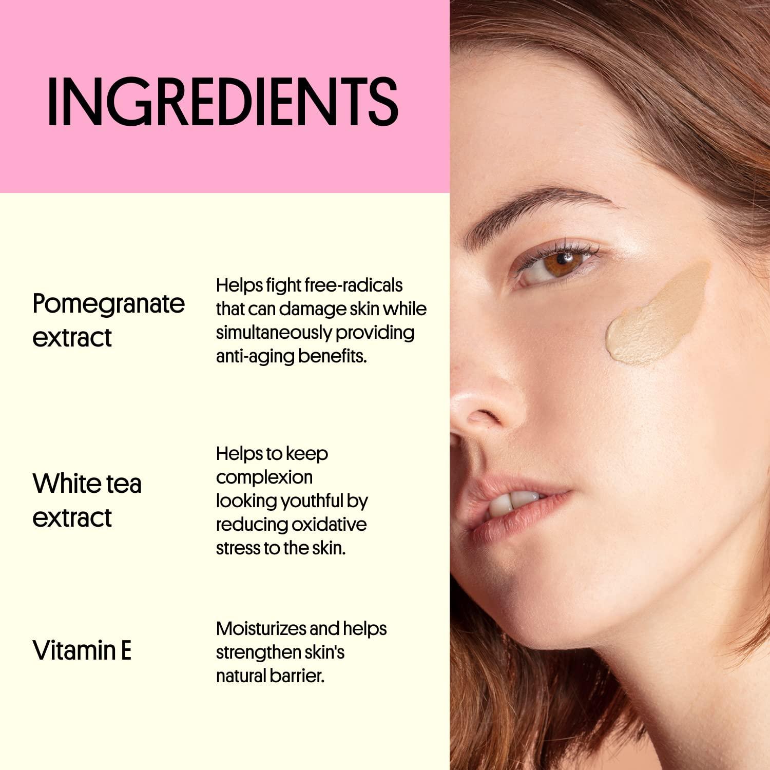 Winky Lux White Tea Tinted Moisturizer SPF 30 for Oily Skin Face