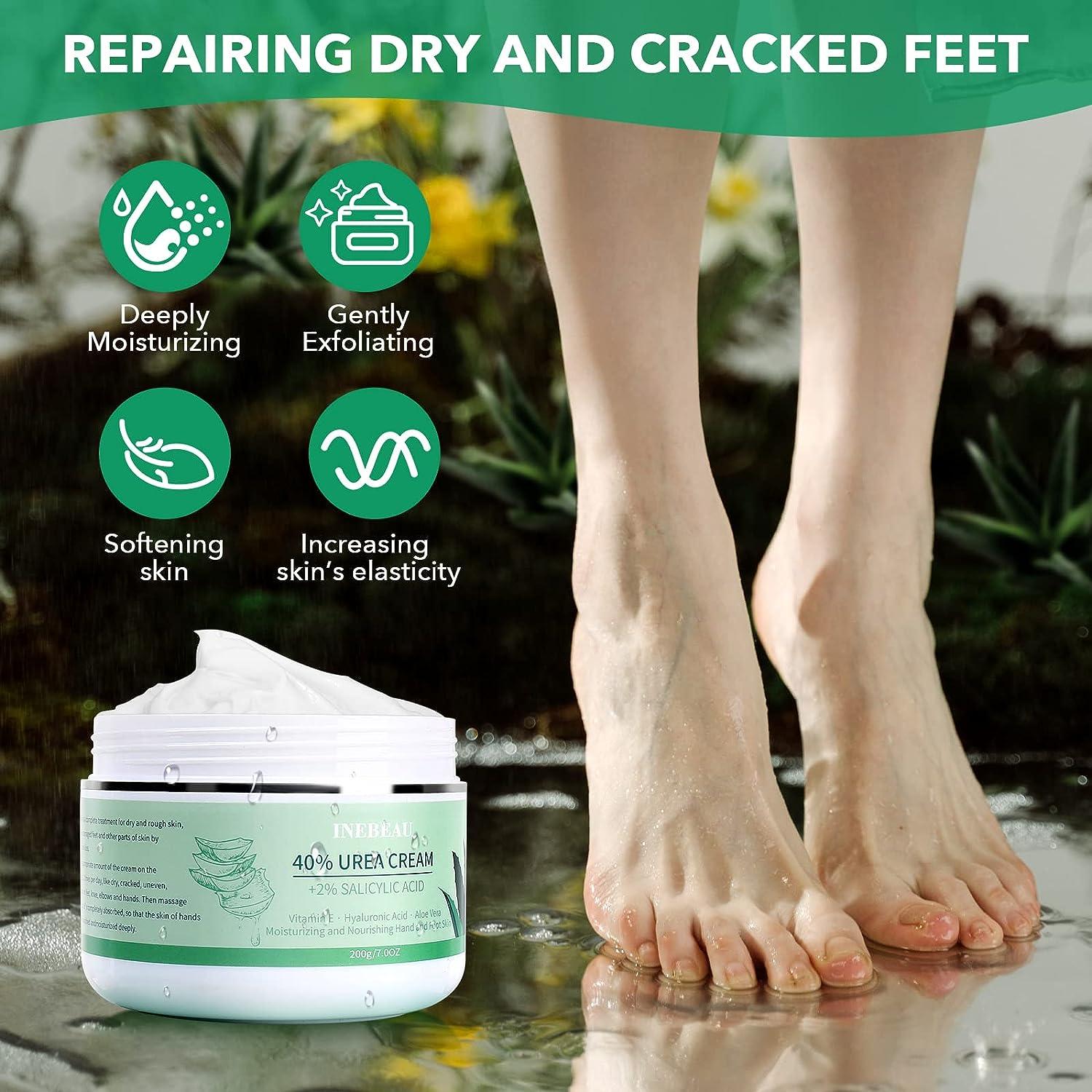 Aloe vera gel for cracked clearance feet