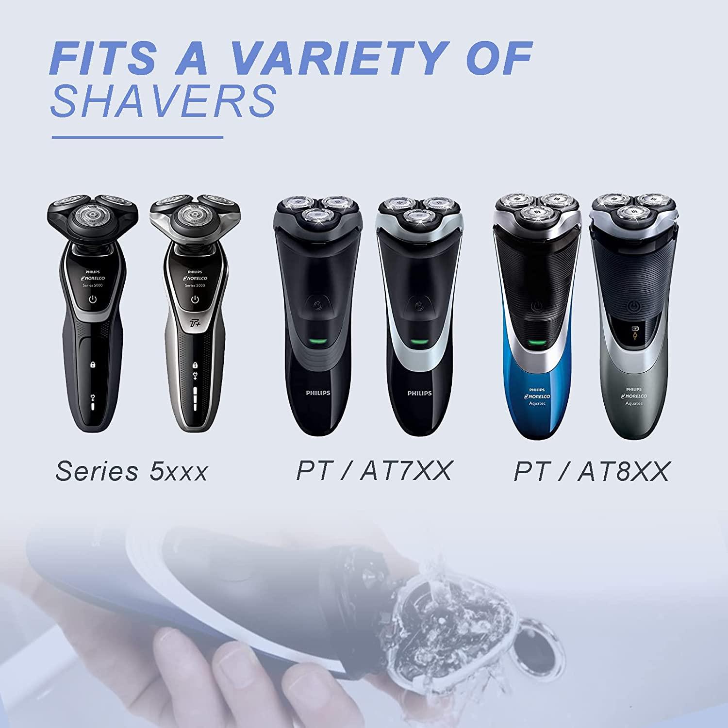 SH50/52 Replacement Heads for Philips Norelco Shavers Series 5000, PowerTouch, AquaTouch, OEM