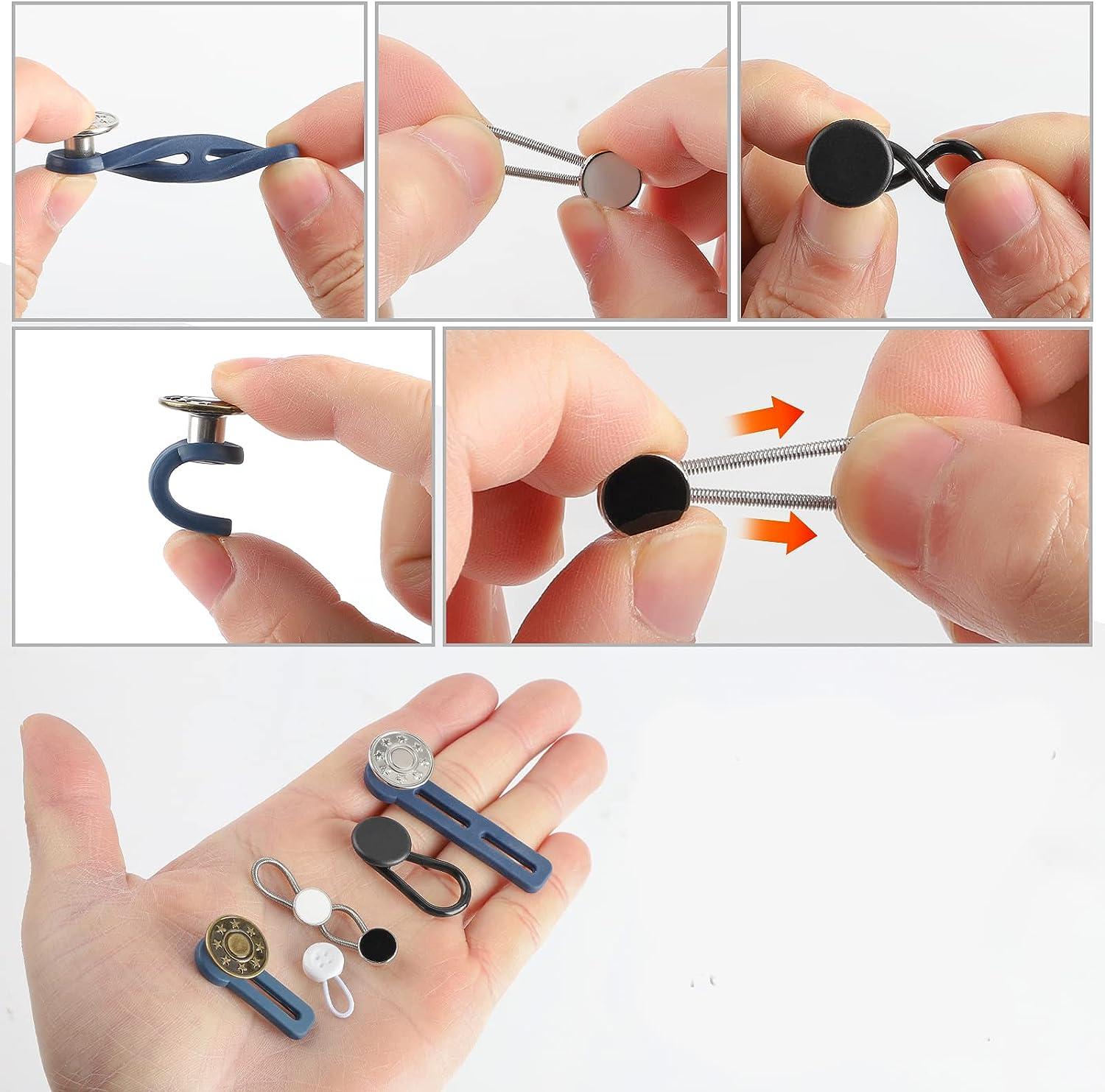 Pants & Collar Button Extender Set for Men & Women Waist & Neck