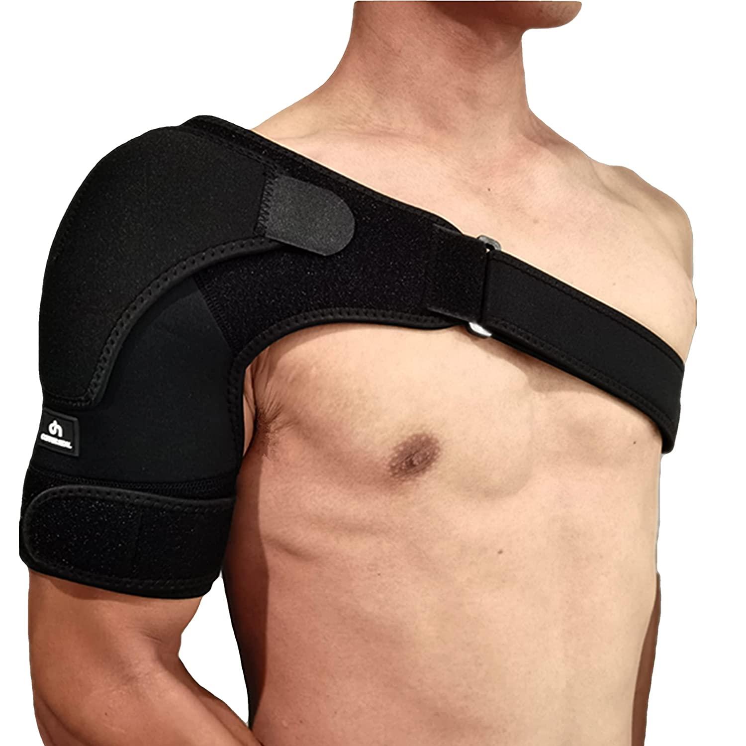 Shoulder Brace with Support and Stability, Joint Dislocation, Symptom  Relief and Tear Pain. Suitable for Tendonitis, Bursitis, Both Men and Women.