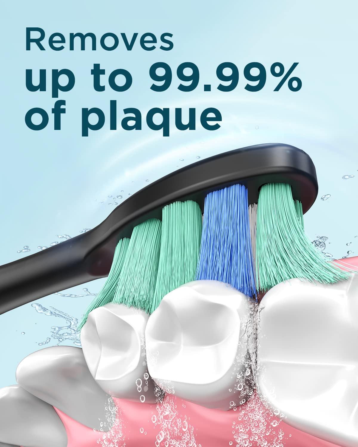 PHYLIAN Whitening Electric Toothbrush for Adults Rechargeable Sonic Electronic Toothbrushes