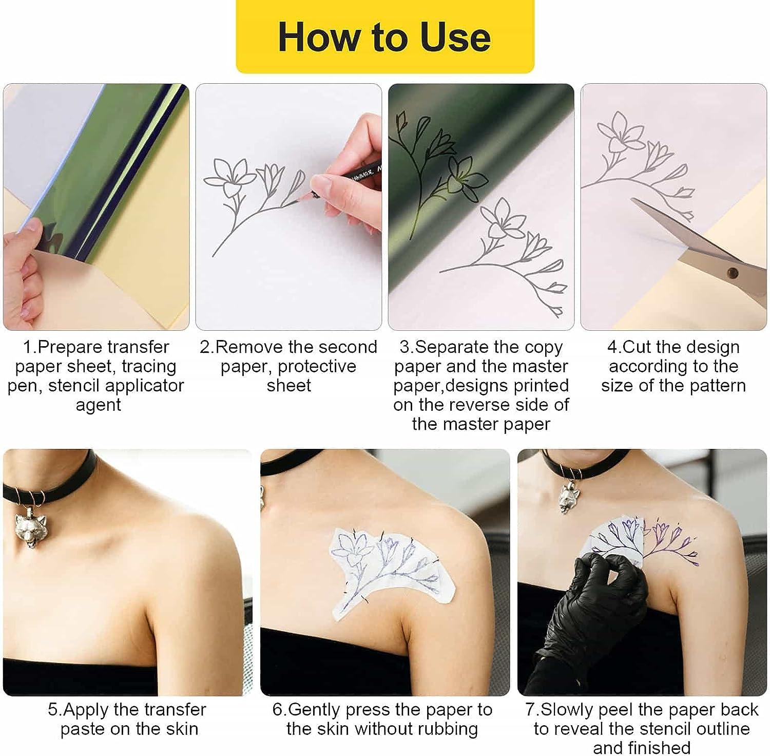 Can You Use Vaseline To Transfer Tattoo Stencil: Applying