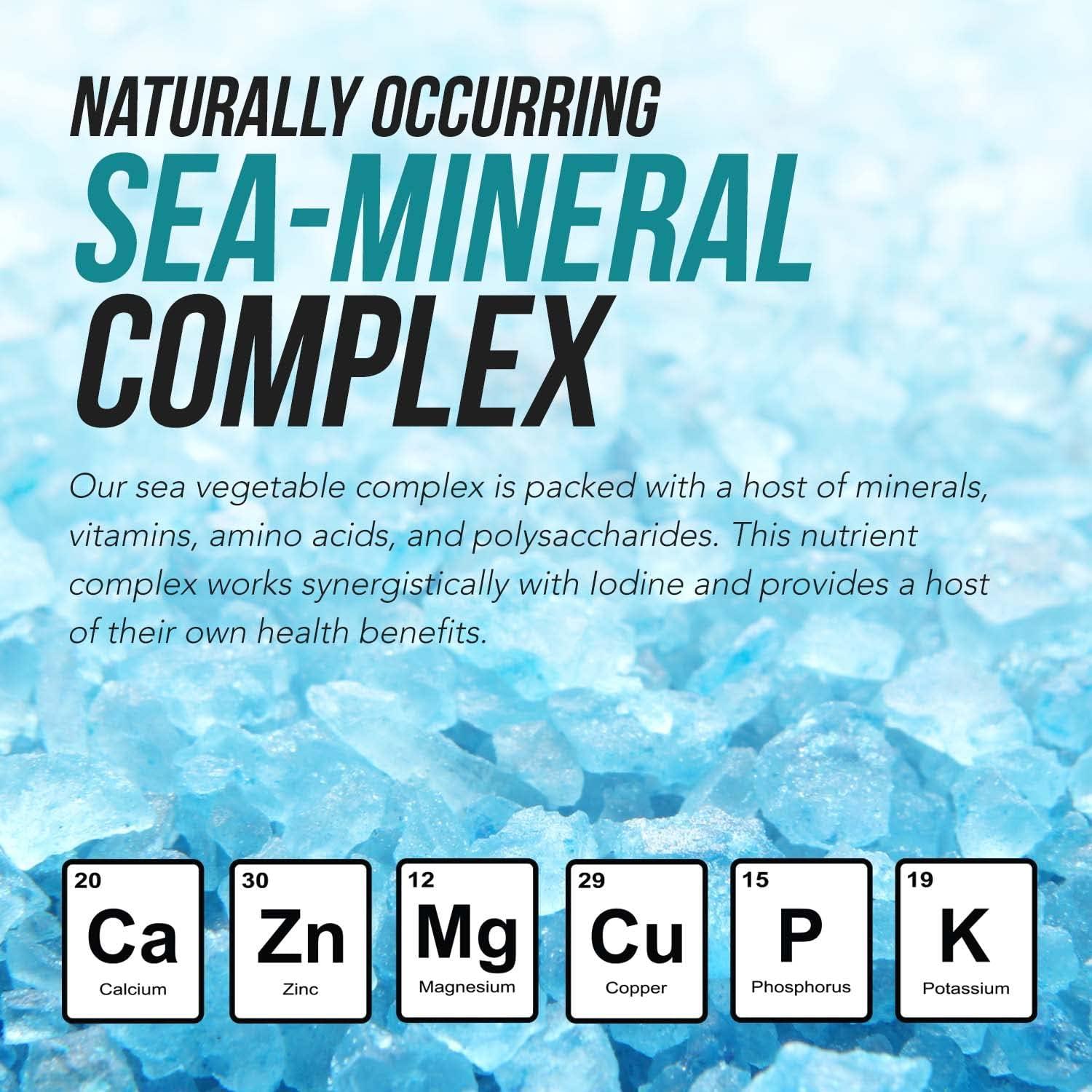 Sea Vegetable Complex Organic Iodine Supplement 250mcg, Whole Food