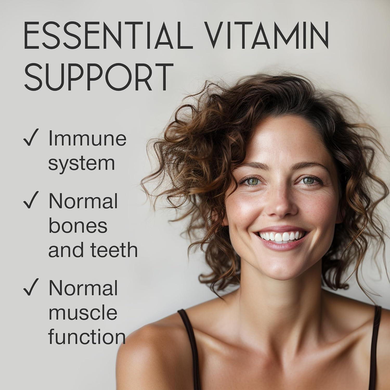 Vitamin D3 K2 Capsules - High Strength Vitamin D Tablets - 4000 IU