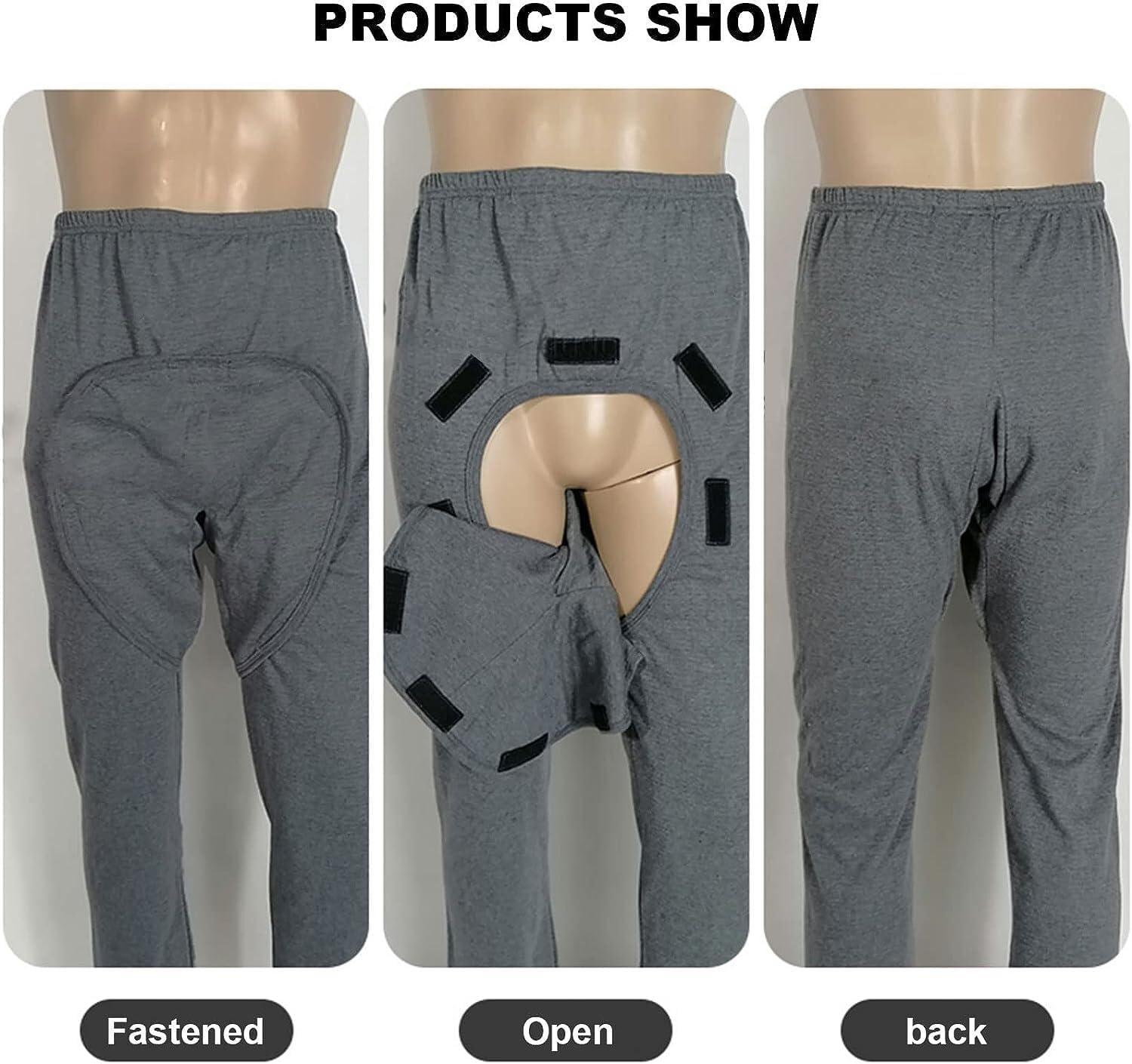 Daily Wear Removable Open Crotch Pants for Elderly | Easy