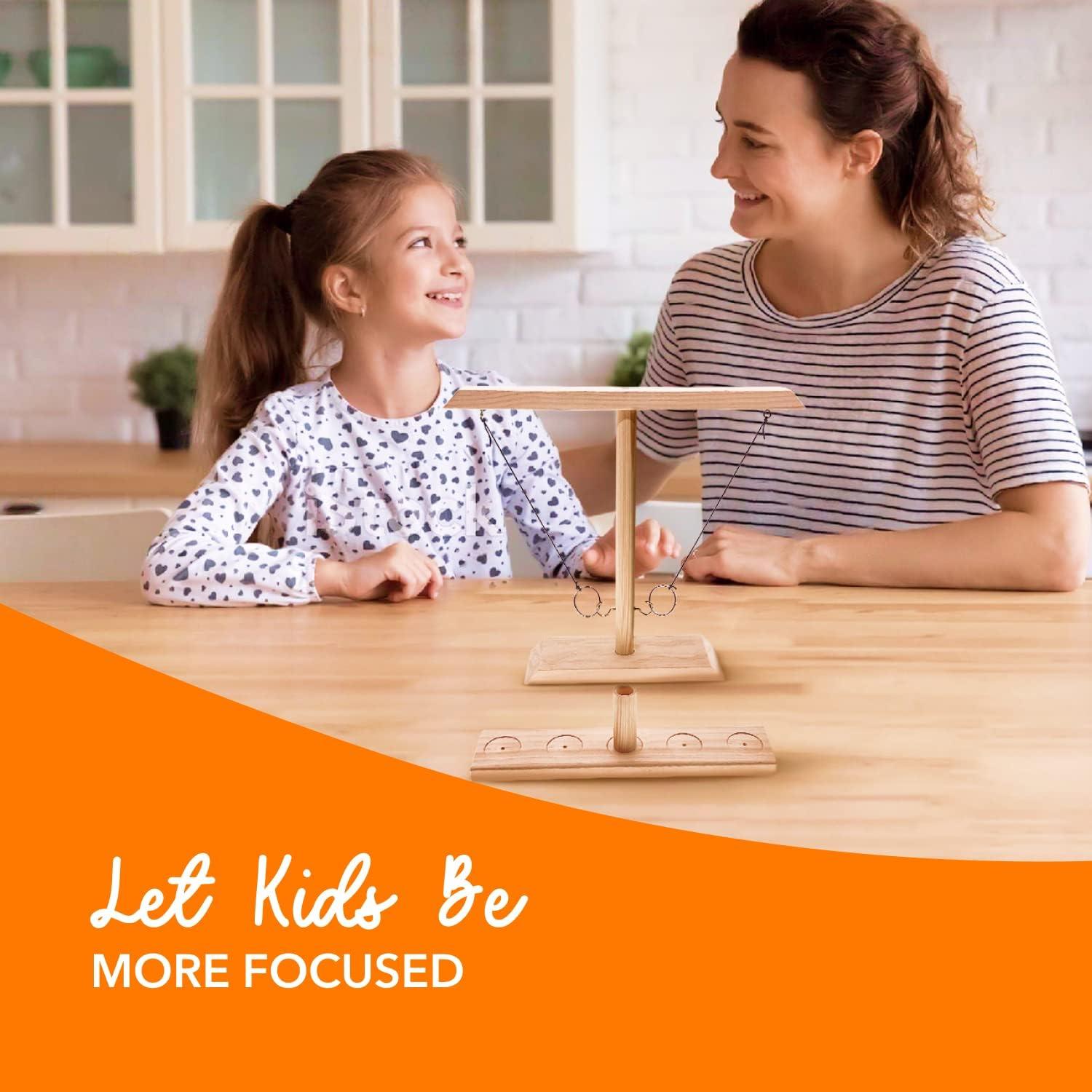 ViVACious Ring Toss Game for Adults Kids, Fun Hook and Ring Game with