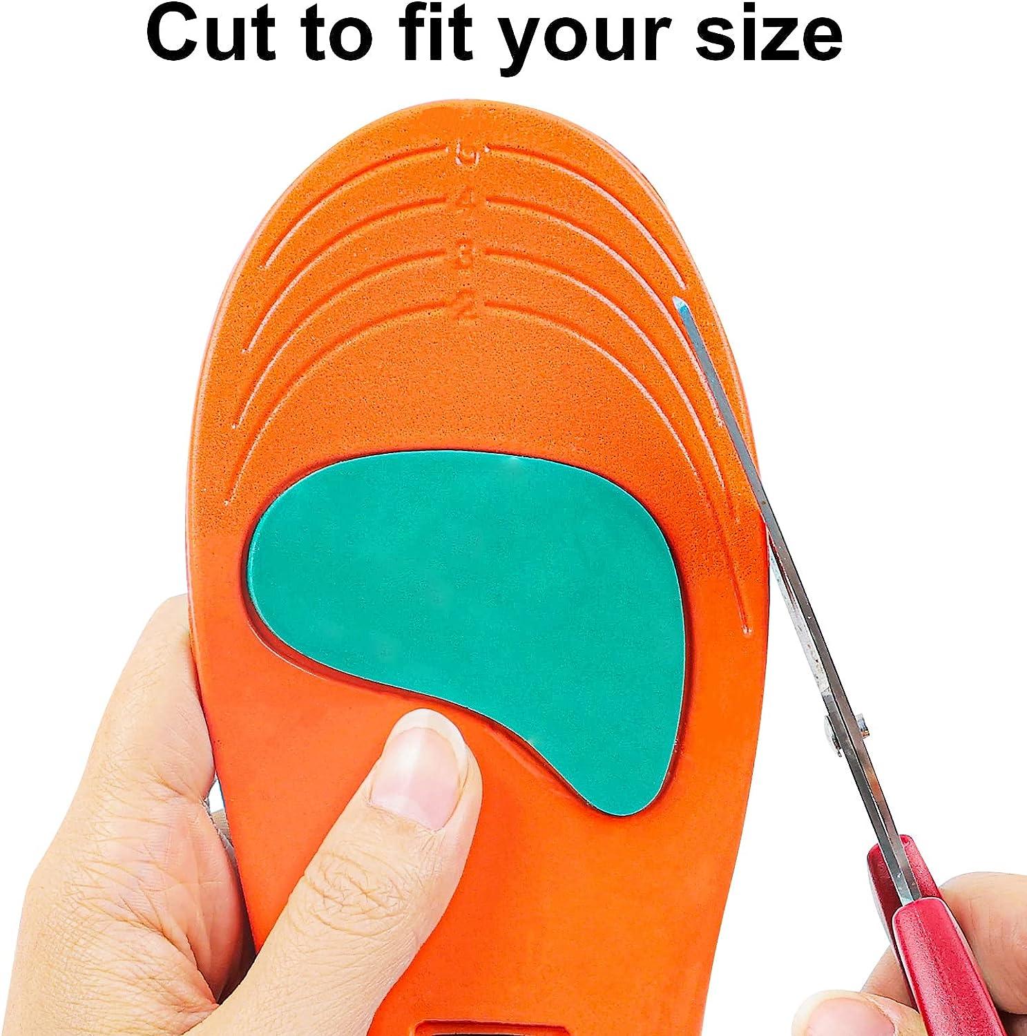 MUEUSS Arch Support Insoles for Women Men Plantar Fasciitis Insoles PU